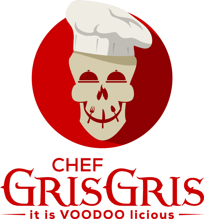 A skull wearing a chef 's hat and smiling.