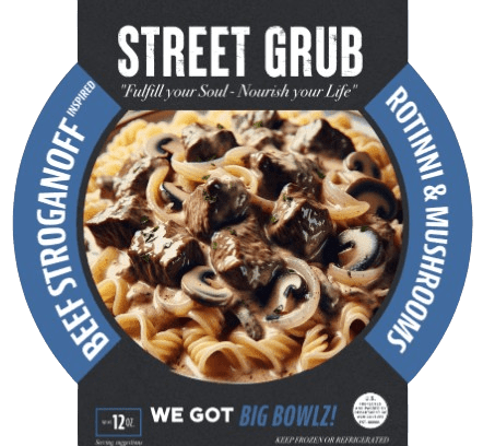 A picture of the front cover of the street grub cookbook.