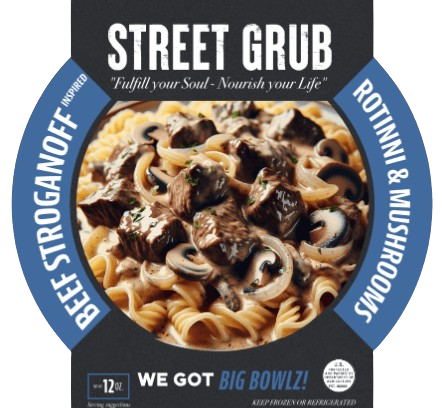 A picture of the front cover of the street grub cookbook.